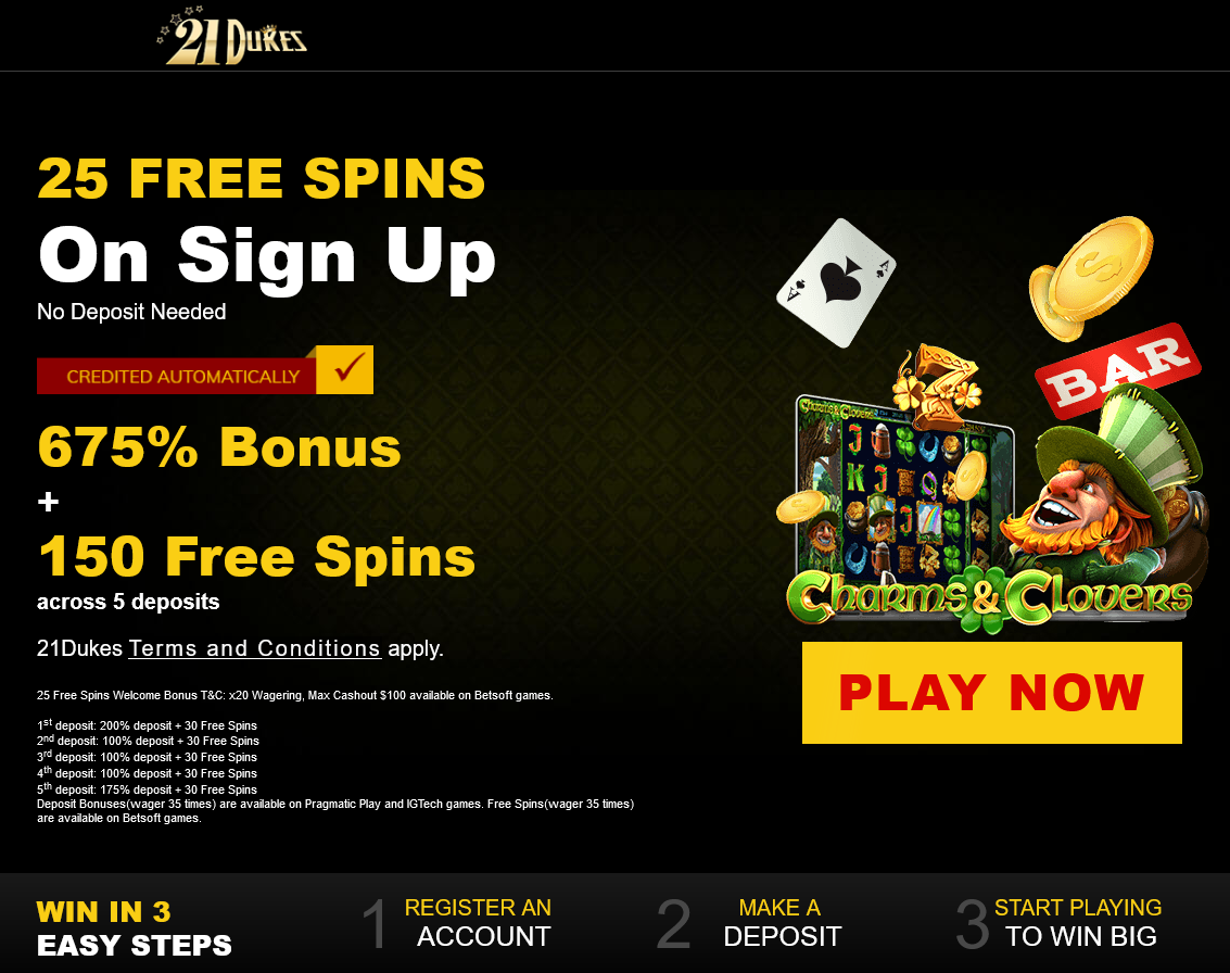 25 FREE SPINS On Sign Up  No Deposit Needed
